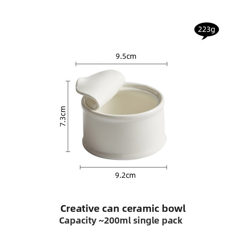 Creative Can Design Ceramic Dessert Bowl - Crisp Habitat