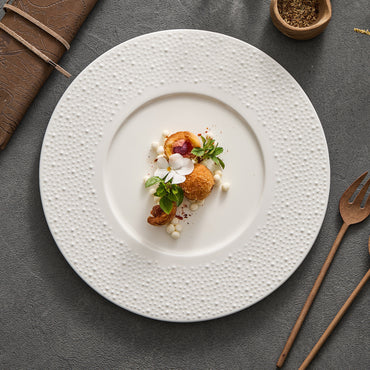 Ceramic Dinner Plate - Crisp Habitat