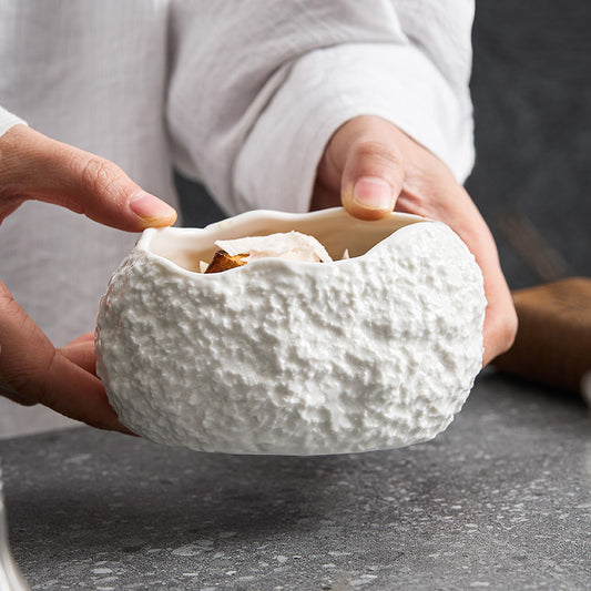 Rock Pattern Denier Ceramic Bowl - Crisp Habitat