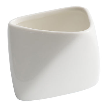 Folded Edge Porcelain Snack Bowls - Crisp Habitat