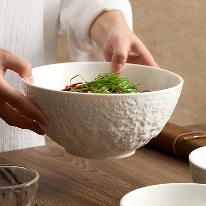 Rock Pattern Ceramic Bowls - Crisp Habitat