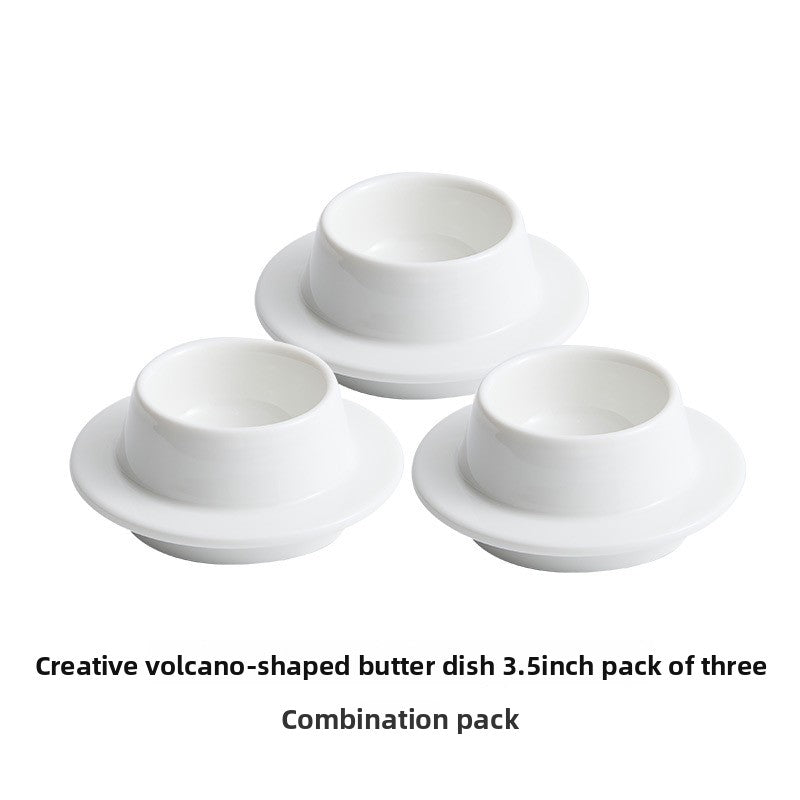 Volcanic Butter Dish Ceramic Sauce Bowl - Crisp Habitat