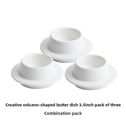 Volcanic Butter Dish Ceramic Sauce Bowl - Crisp Habitat