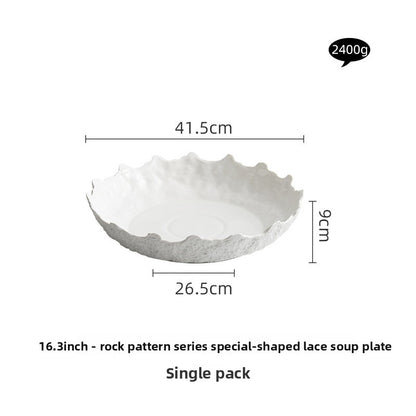 Rock Pattern Ceramic Bowl - Crisp Habitat