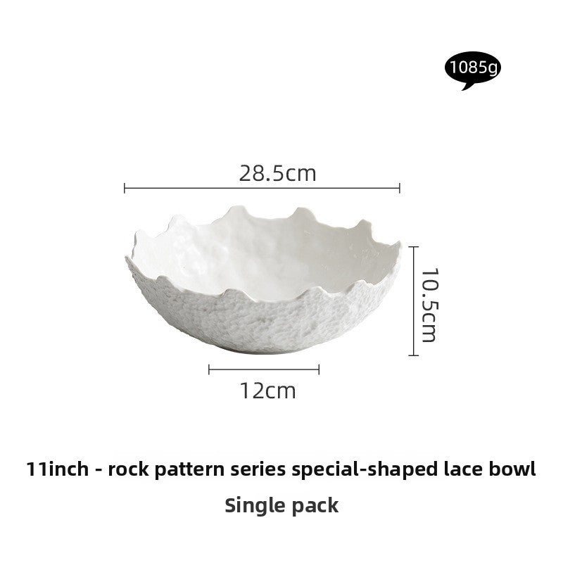 Rock Pattern Ceramic Bowl - Crisp Habitat