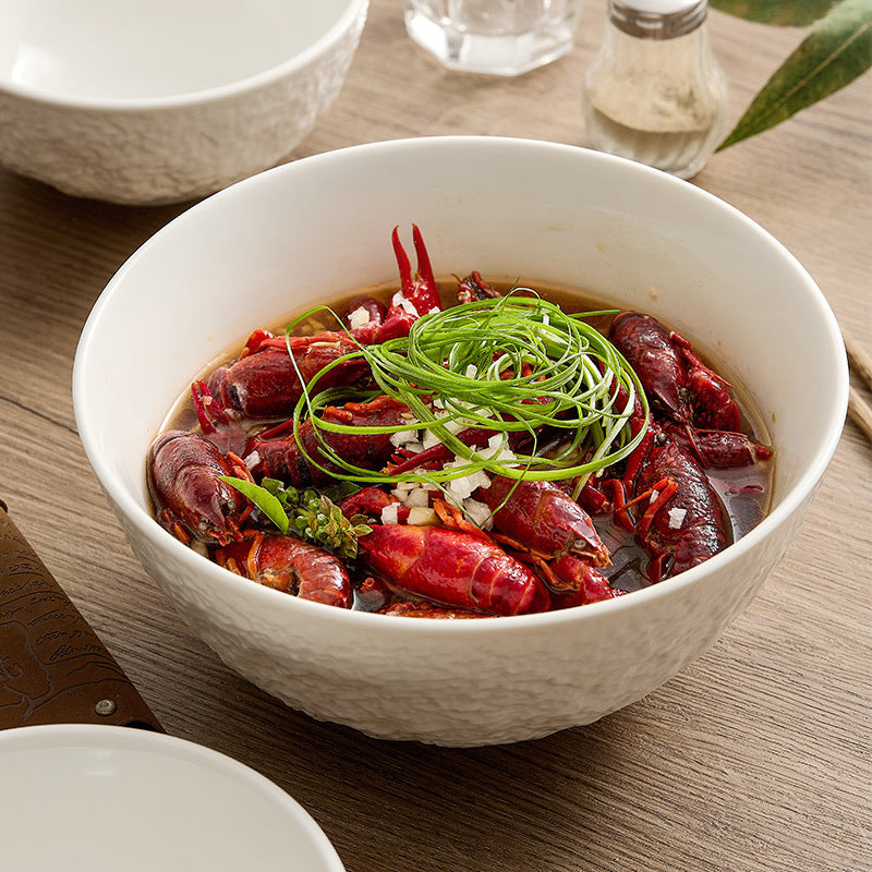 Rock Pattern Ceramic Bowls - Crisp Habitat
