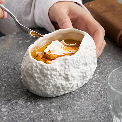 Rock Pattern Denier Ceramic Bowl - Crisp Habitat
