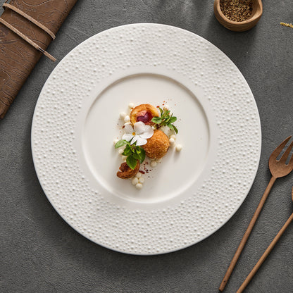 Ceramic Dinner Plate - Crisp Habitat