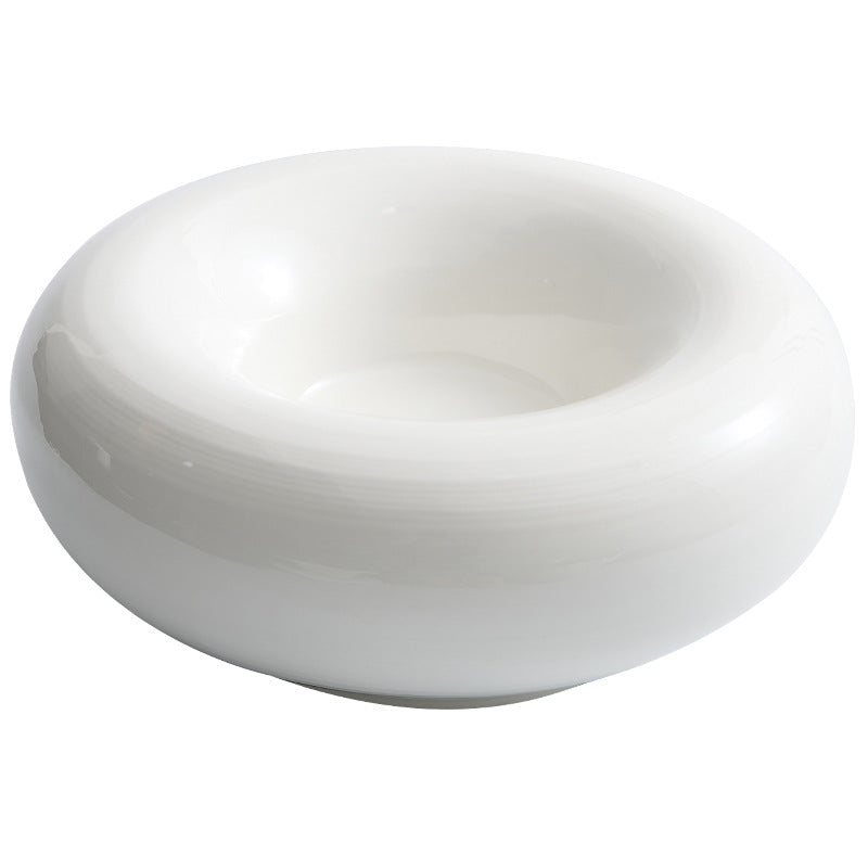 White Ceramic Insulation Plate - Crisp Habitat