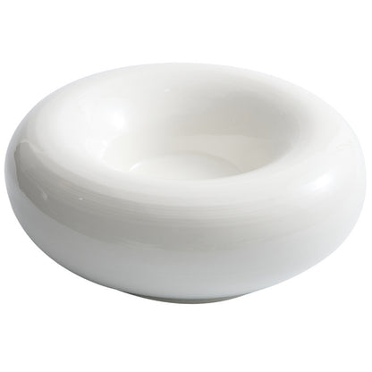 White Ceramic Insulation Plate - Crisp Habitat