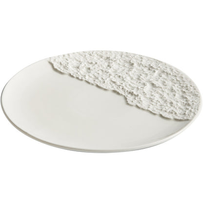 Rock Pattern Ceramic Dinner Plates - Crisp Habitat