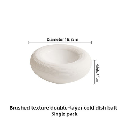 Double Layer Insulation Ceramic Plate - Crisp Habitat