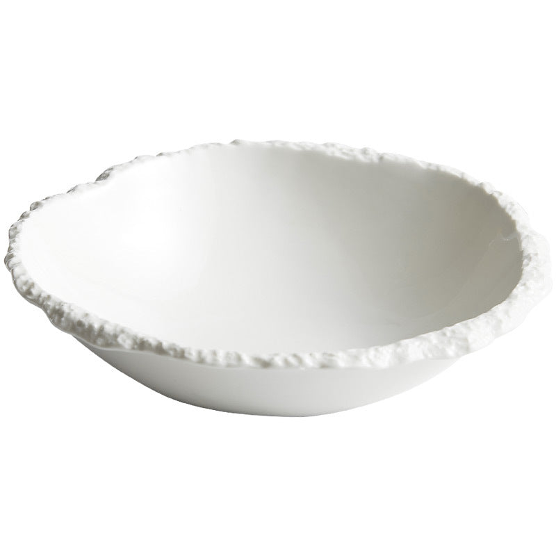 Rock Pattern Ceramic Soup Bowl - Crisp Habitat