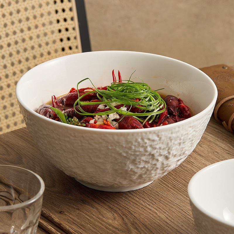 Rock Pattern Ceramic Bowls - Crisp Habitat