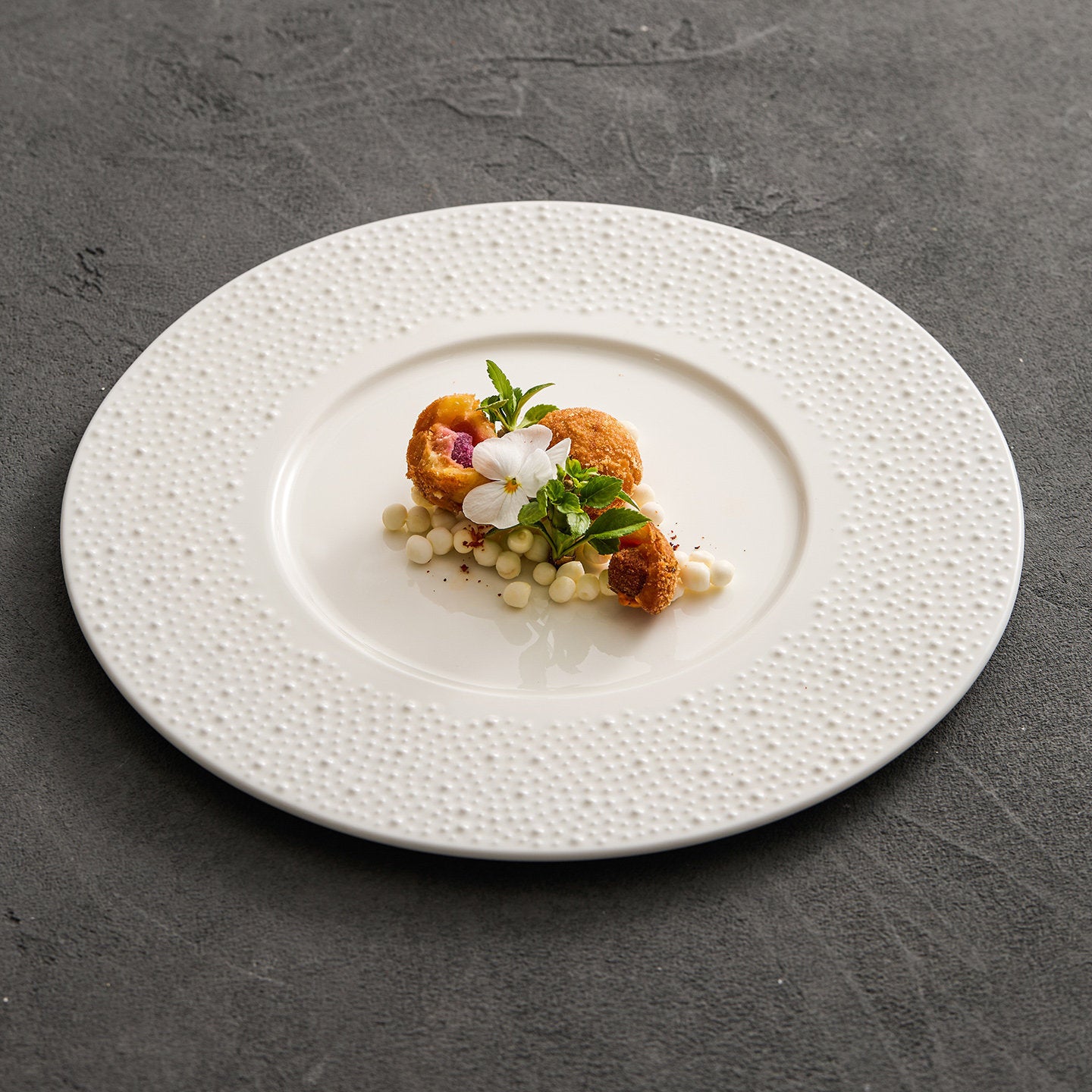 Ceramic Dinner Plate - Crisp Habitat