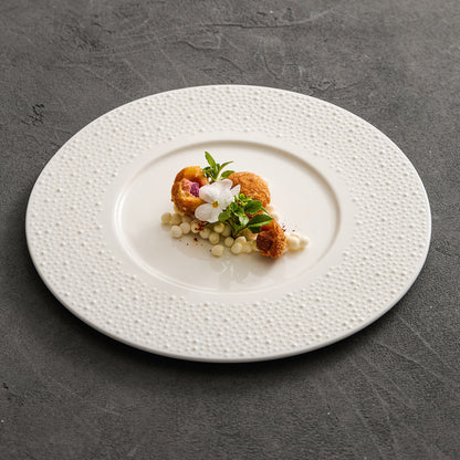 Ceramic Dinner Plate - Crisp Habitat