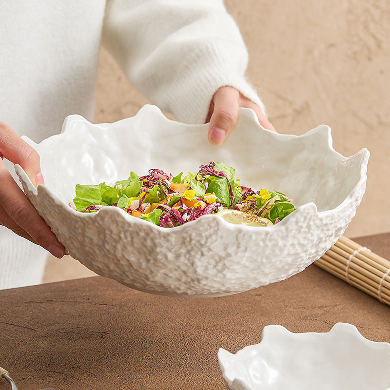 Rock Pattern Ceramic Bowl - Crisp Habitat