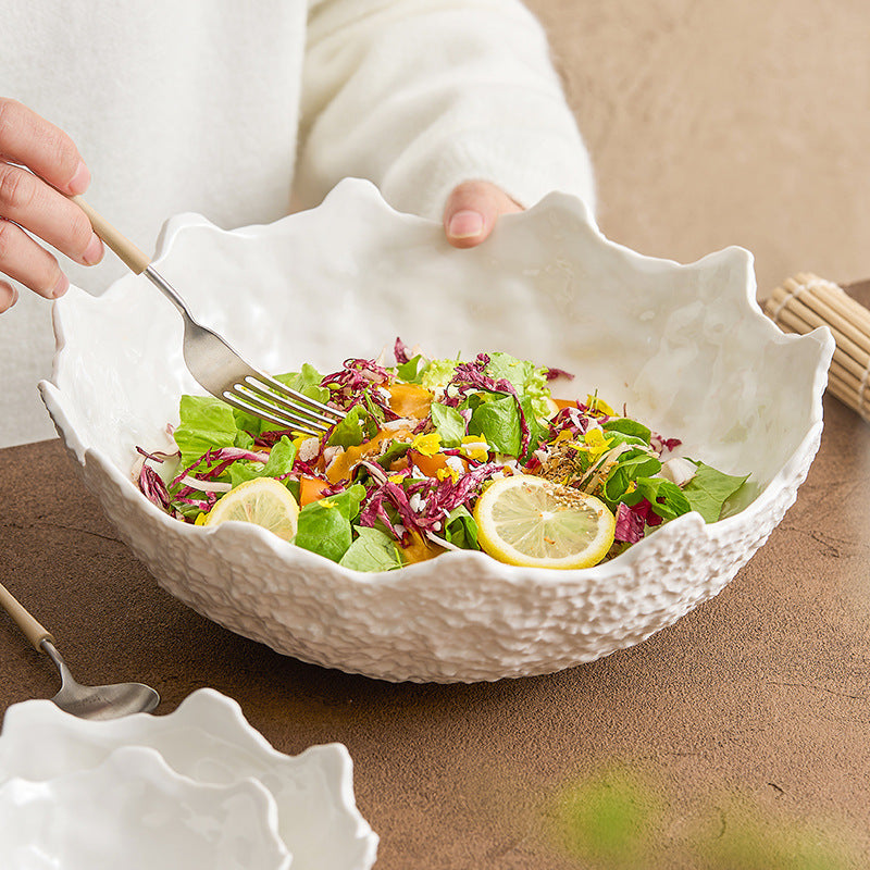 Rock Pattern Ceramic Bowl - Crisp Habitat