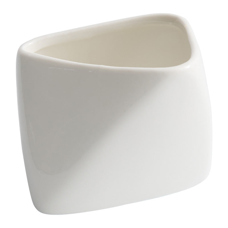 Folded Edge Porcelain Snack Bowls - Crisp Habitat