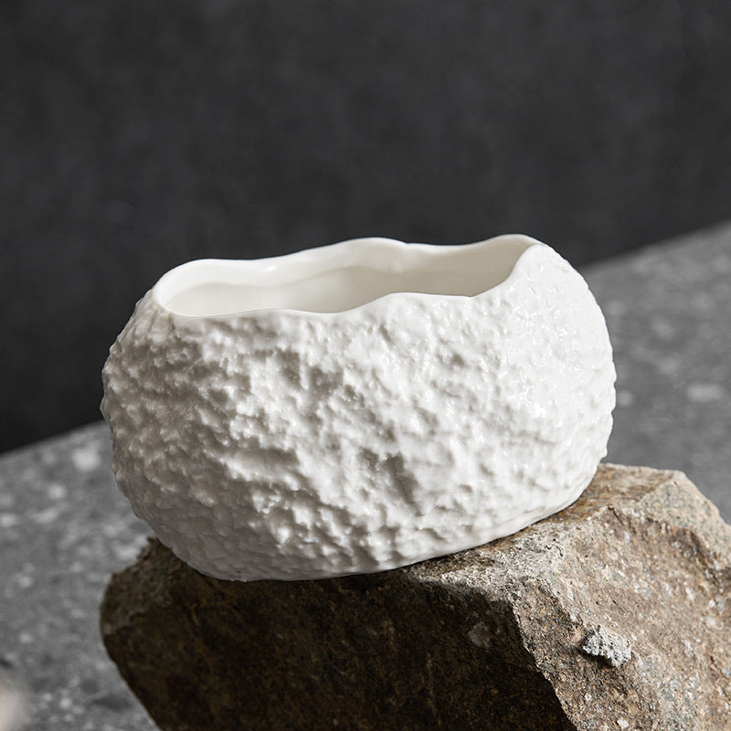Rock Pattern Denier Ceramic Bowl - Crisp Habitat