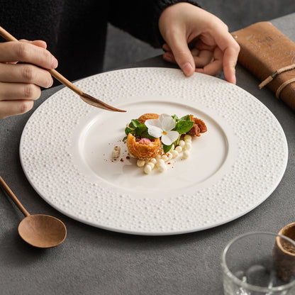Ceramic Dinner Plate - Crisp Habitat